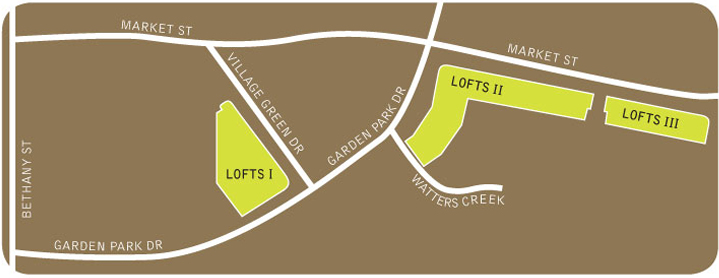 Lofts at Watters Creek Map